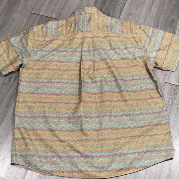 Orvis NWT Southwestern Geometric Stripe Short Sleeve Shirt size XL - Picture 7 of 7
